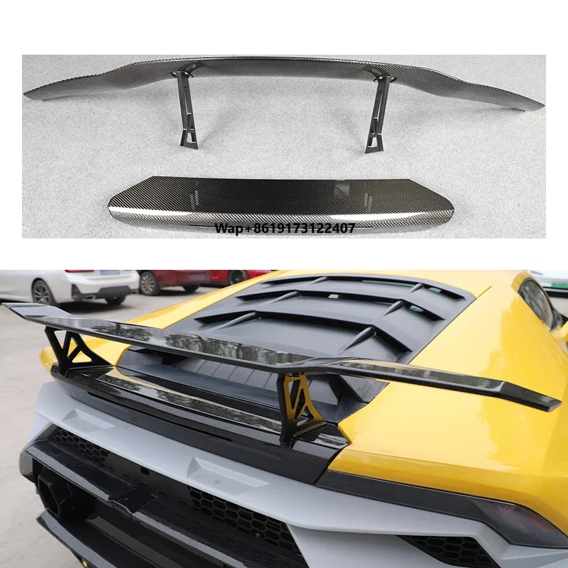Car Upgrade Carbon Fiber  Tail Decorative Panel New Condition Fit for 2014-2023  LP580/610