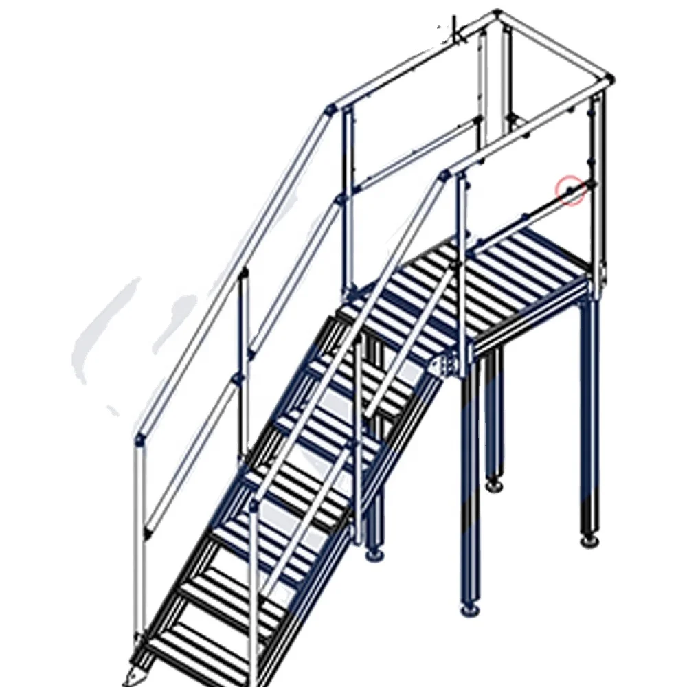 For Langle Adjustable Aluminum Truss System Stage Platform Step Ladder Frame for airplane maintenance work platform ladder