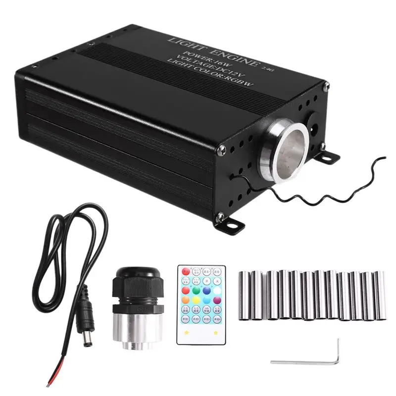 Fiber Optic Light Source Unit RGB Fiber Optic Light Engine RGB LED Fiber Optic Light Source Home Roof Starry Sky