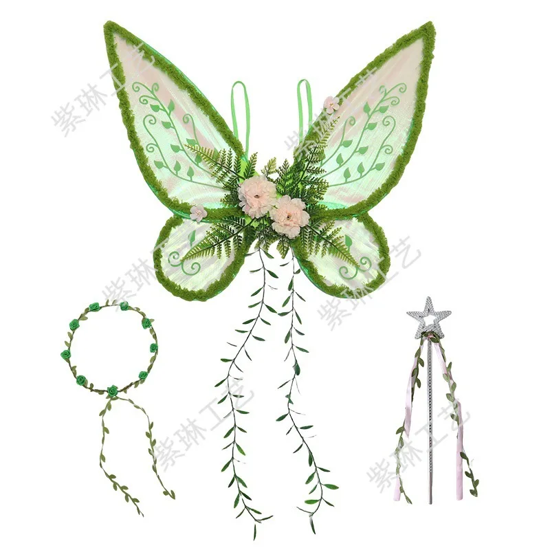 Holiday Party Costume Butterfly Wings Back Accessory for Children Fairy Decorative Wings