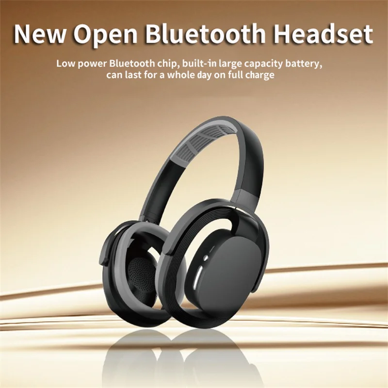 

Wireless Bluetooth Headset Rechargeable Open Type Light Weight Long Battery Life Silicone Earplugs Bluetooth 5.3 Earphone