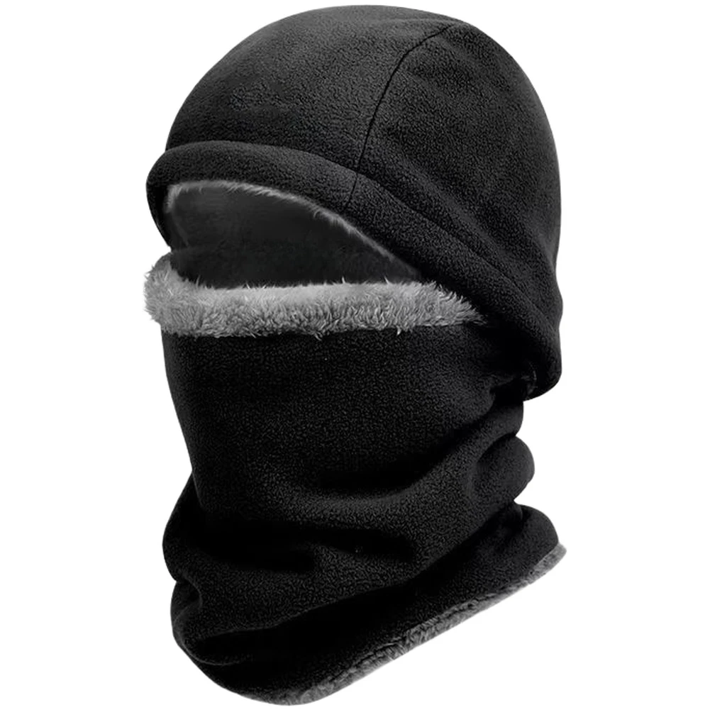 Thermal 4 in 1 For balaclava Fleece Face Neck Head Warmer Hat for Men Women Winter Outdoor Activities Cycling Skiing