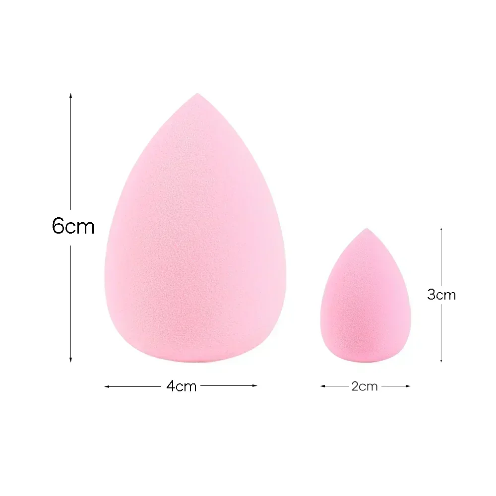 One Big Small Beauty Egg Set Water Drop Shape Cosmetic Puff Super Soft Makeup Eggs Sponge Sets Wet Dry Use Women Make Up Tools