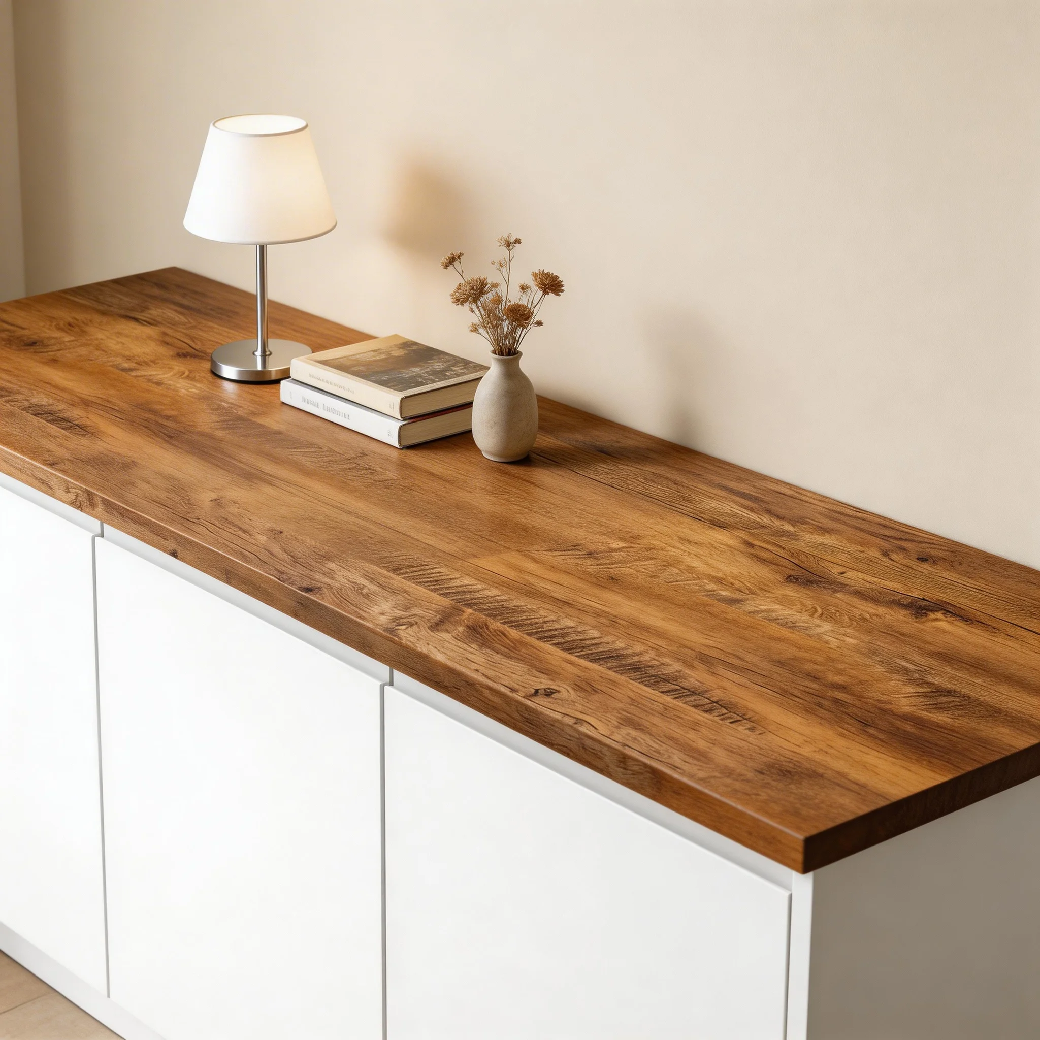 Wood Grain Cabinet Self-adhesive Wall Stickers Flame Retardant Waterproof Renovation Kitchen Anti-smoke Protective Film