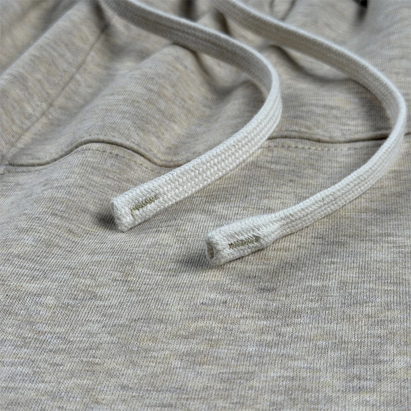 Karierte Patchwork-Jogginghose für Herren, Oversize-Sweatpants, Retro-Kordelzug, karierte Taille, Baggy Casual-Trainingshose, Quiet Luxury – Detail 15