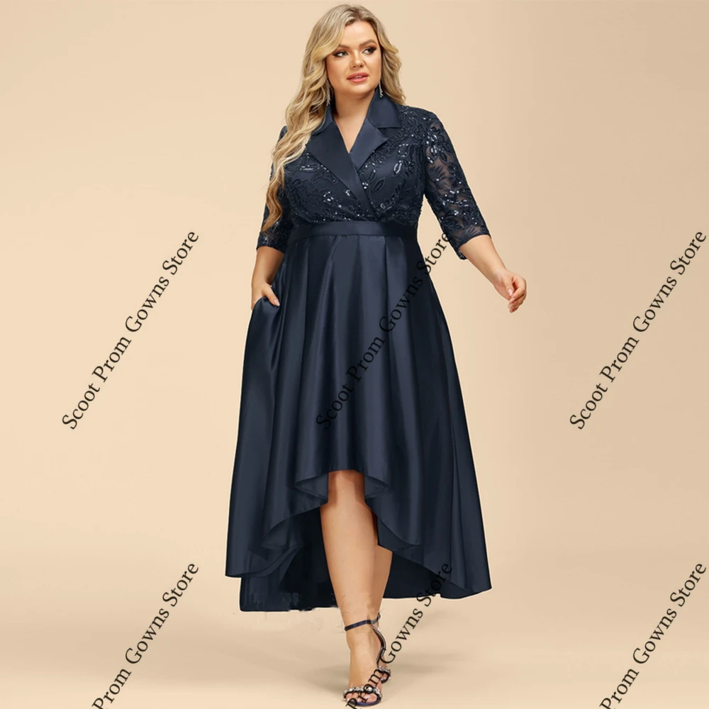 

Очаровательные платья больших размеров для матери невесты, свадебные платья с рукавами 3/4, для женщин, новинка лета 2022, пляжное платье De Soirée