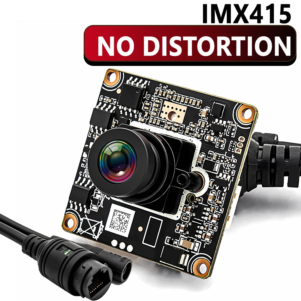 

WGWK 4K IP Camera Module Sony IMX415 SSC339G 8MP 3.6mm 80° No Distortion Lens Low illuminance RTSP P2P Onvif Security Protection