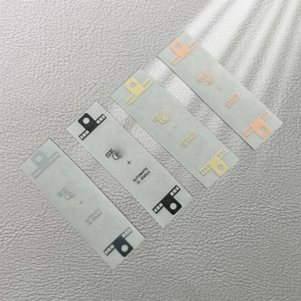 S 5自動時計ダイヤルフェイス付きニッケル金属ステッカー、修正アクセサリー、修理ツール、ロゴ、27mm-30mm