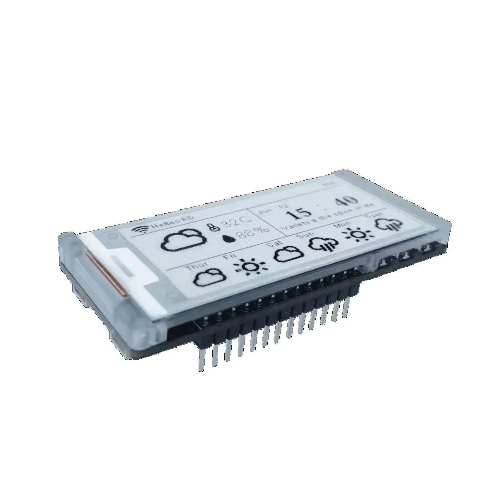 2.13インチ E-Ink ディスプレイ ESP32-S3R8 IoT 開発ボード 低電力 WiFi/BLE + オプションの LoRa Arduino対応 Mashtastic