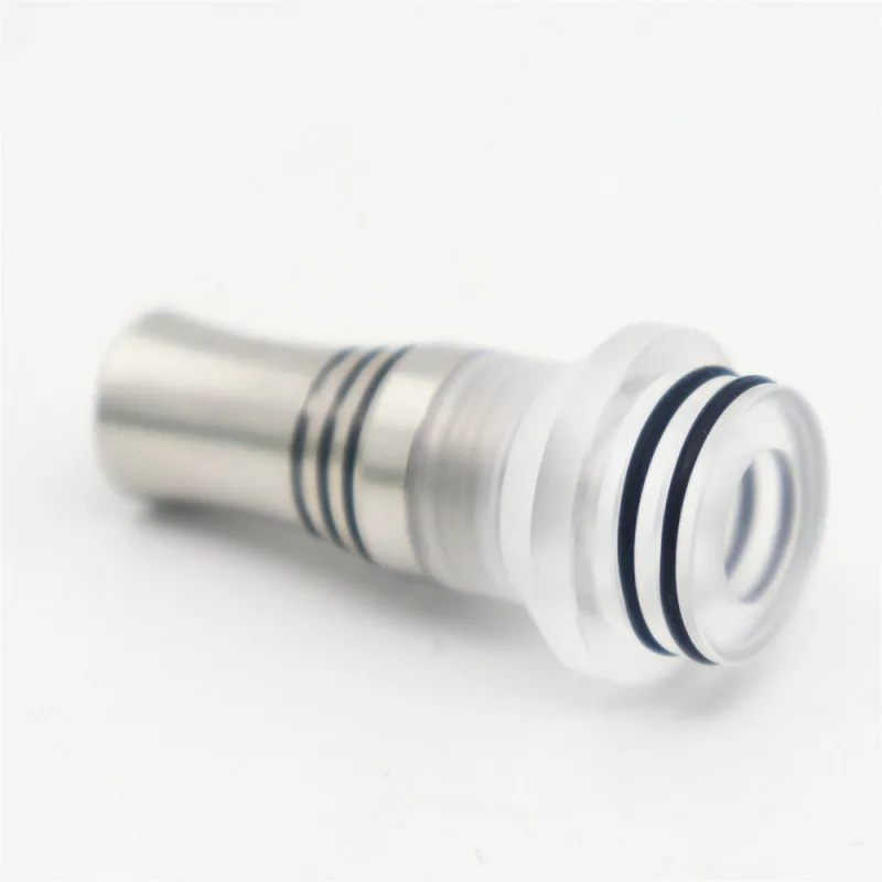 YUHETEC 9 fori 510 Drip Tip per macchina per prevenire E Liquid da scanalare Long 810 Drip Tips bocchino per RDA RTA Tank RDTA