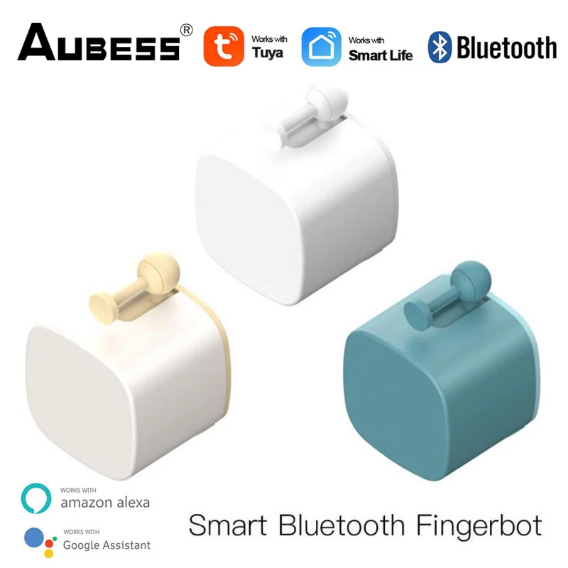 Tuya Bluetooth Smart Fingerbot Plus Switch Button Pusher Touch Arms Fingerbot Smart Life Control Work with Alexa Google Home