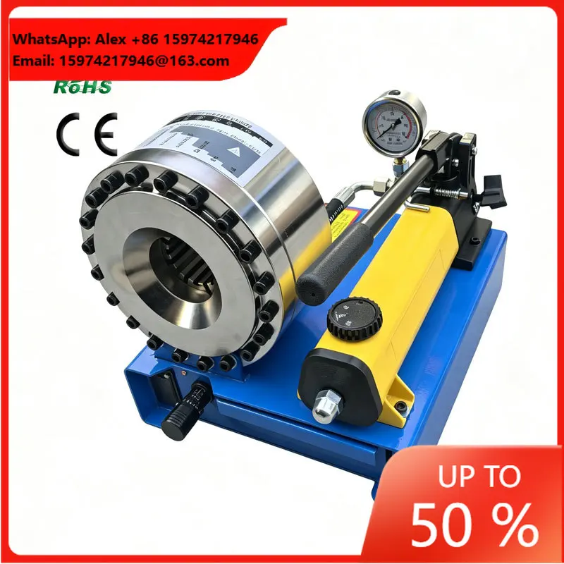 Portable Manual Hydraulic Hose Crimping Machine 35MPa Hose Crimping Machine 1-inch Hydraulic Hose Crimping Machine