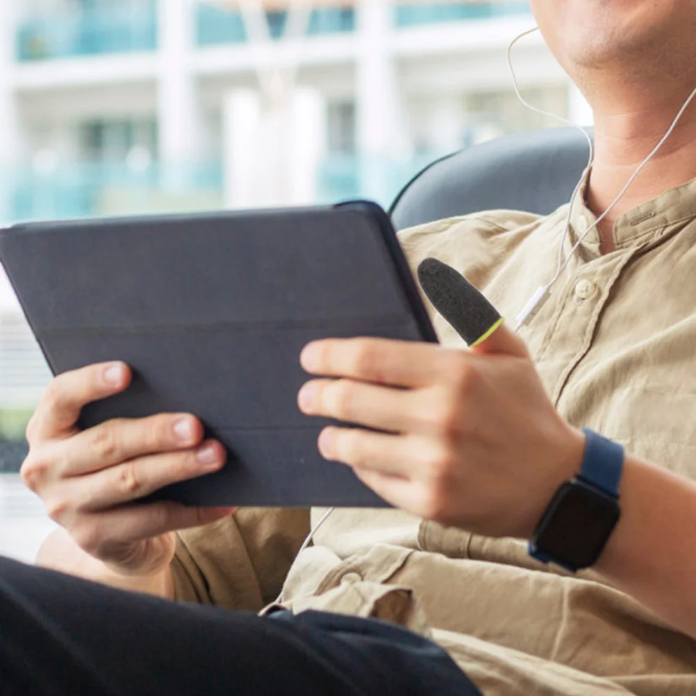 أغطية أصابع مضادة للانزلاق وأكمام إبهام قابلة للتنفس لألعاب الهاتف المحمول وإكسسوارات الألعاب المنزلية وإمدادات الأصابع والرعاية الصحية #4