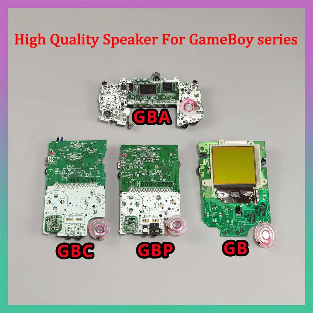 High Quality Speaker for GameBoy GBA GBC GBP GBASP and Classic GB DMG Speaker with The Same Sound and Size to Original Speaker