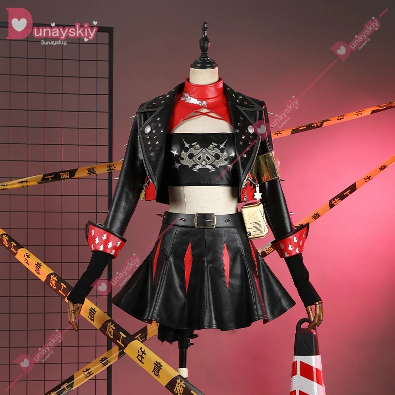 Zenless Zone Zero Burnice Costume Cosplay bianco i figli di Calydon Burnice Punk Uniforme Halloween Party Outfit