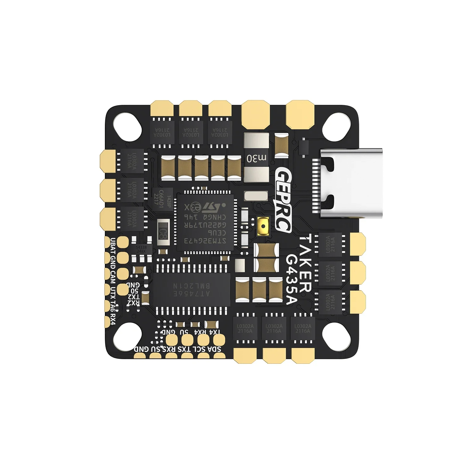 GEPRC TAKER G4 35A AIO G473 Controllore di volo 4in1 35A ESC 2-4S LiPo 25,5X25,5mm 26,5X26,5mm