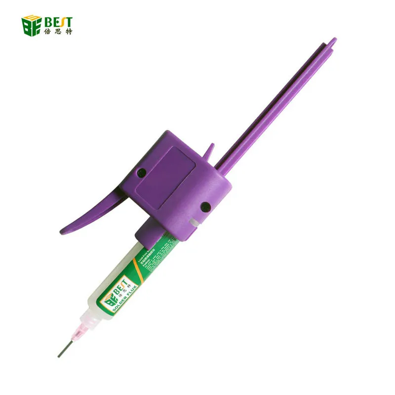 BST-61 Flux Booster Tool Manual Glue Dispenser TubeMate Welding Oil Booster Press Type Easy to Discharge Propulsion Tools