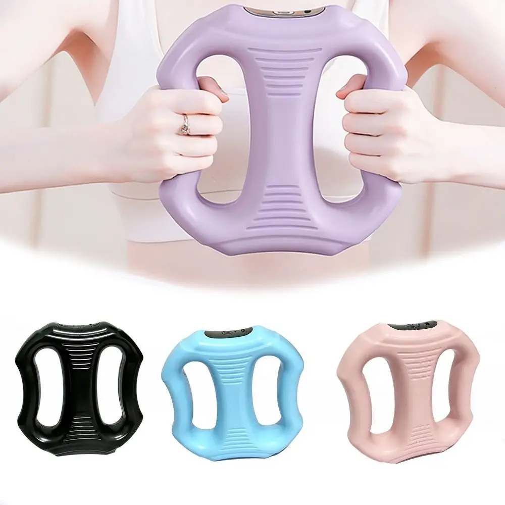 Portable Fascia Massage Ring USB Charging Cordless Muscle Handheld Massager Adjustable Speed with Belt Full-Body Fascia Ring