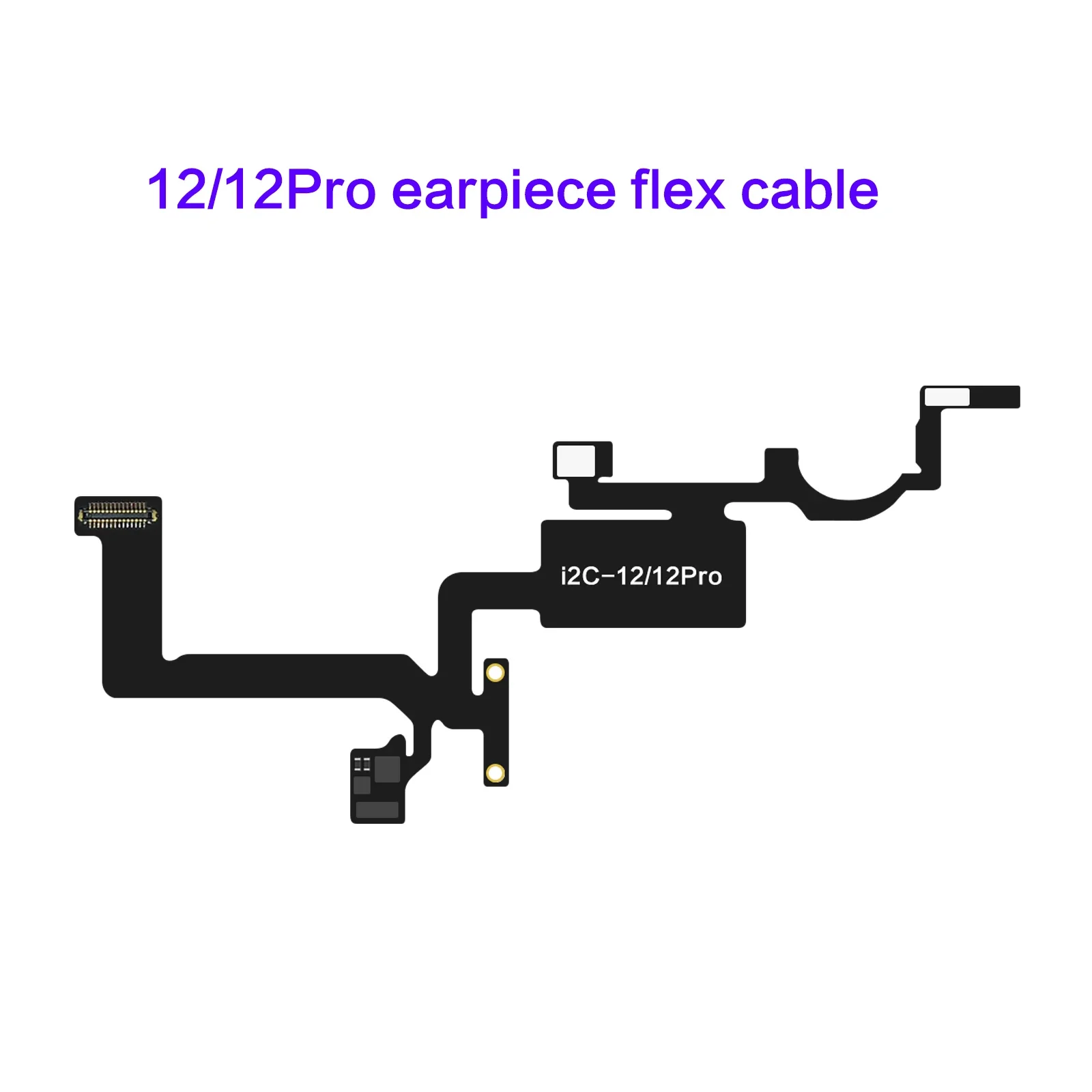 I2C Receiver Earpiece Flex Cable FPC Detecting Adaptor Floodlight for iPhone 12/12Pro Face ID TrueTone Repair Tool