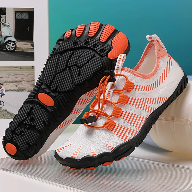 

Быстросохнущая обувь для воды, дышащие водные кроссовки, пляжная обувь для плавания, уличная повседневная походная обувь, кроссовки с пятью пальцами, противоскользящие