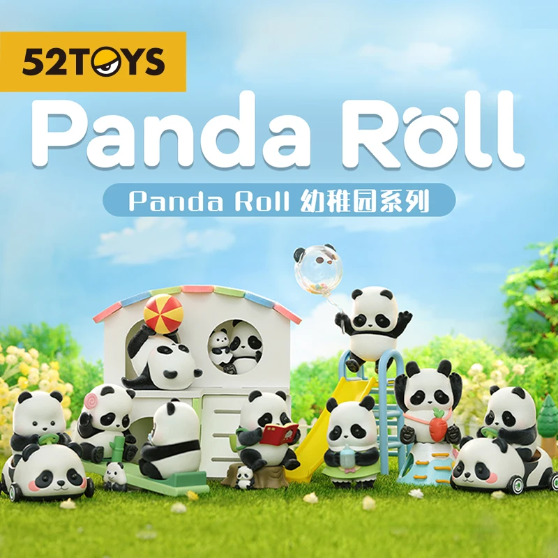 

52TOYS Blind Box Panda Roll Kindergarten Series 1PC Cute Figure Collectible Toy Desktop Decoration Gift for Birthday Party