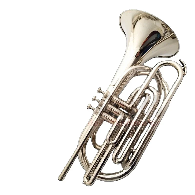 

Weifang Rebon Nickel Silver Bb Key Marching Trombone