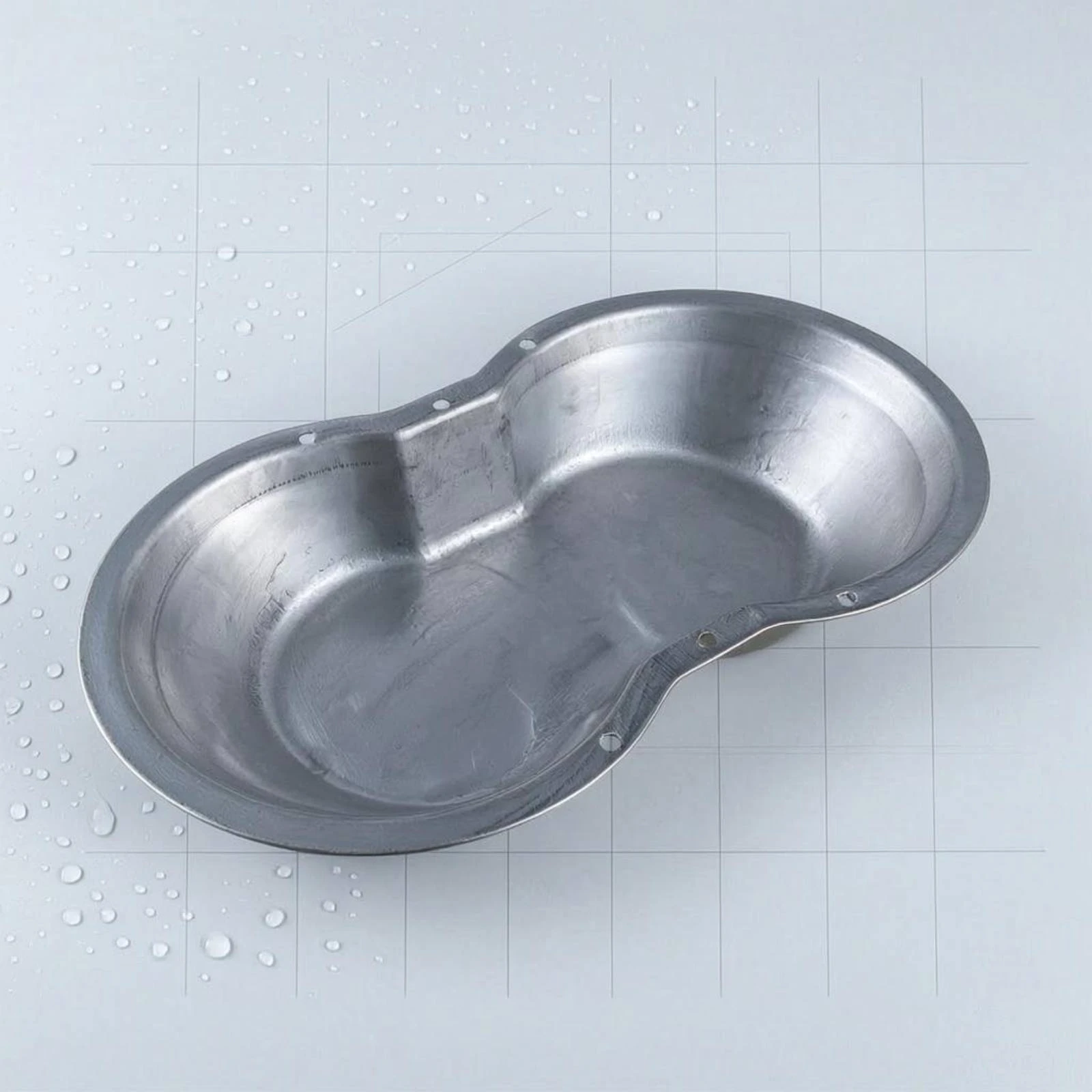 

Pig Water Trough Mounted Buoyant Valve Water Feeder Watering System Part Metal Livestock Waterer Drain Hole