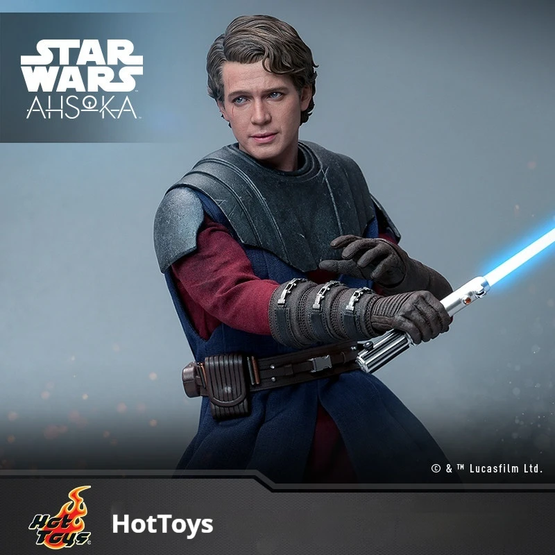 

Hot Toys Star Wars Anakin Skywalker 1:6 Scale Action Figure The Clone Wars Collectible Jedi Knight With Blue Lightsaber For Fans