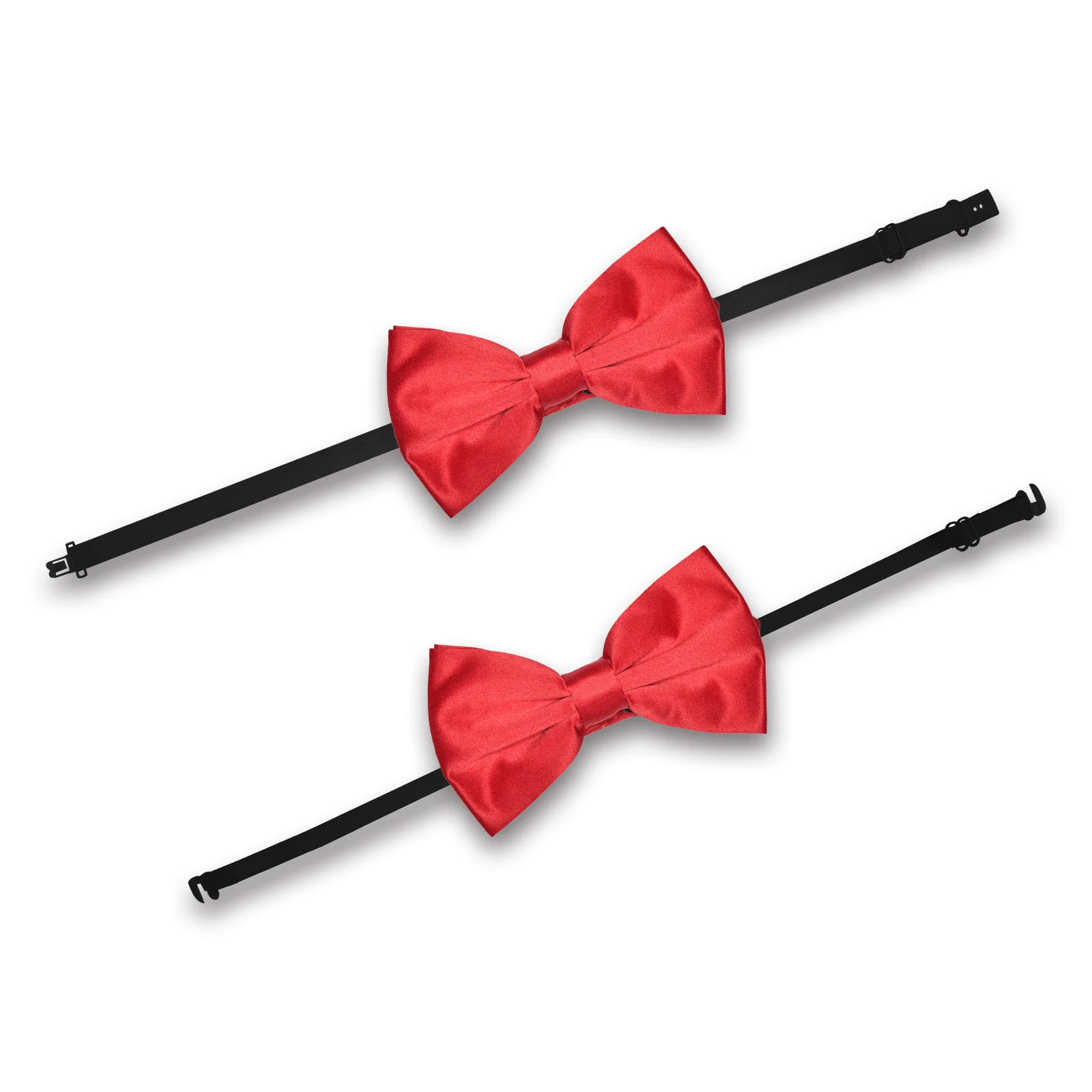 

10Pcs Adjustable Bow Tie Extension Strap Elastic Bands Clips Black Necktie Extender for Men Casual Work Wear Comfortable Durable