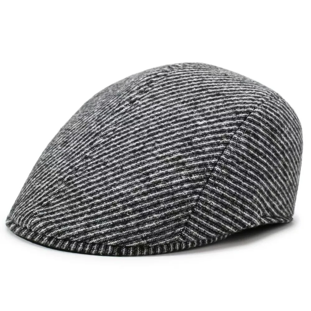 New Soft Men Berets Casual Anti-UV Peaked Cap Forward Hat Gift
