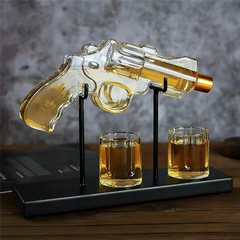 

AAAN-Изысканный стеклянный графин, набор стекол для виски, диспенсер для вина, барный контейнер для питья, стеклянная бутылка, мужские подарки