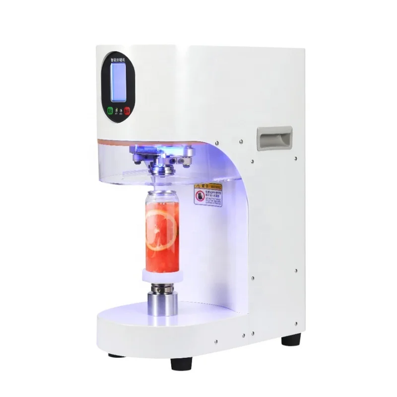 Automatic Plastic Cup Sealer Can Sealing Machine for Soda Can Aluminum Can to Seal Easy Open Pull with Lid