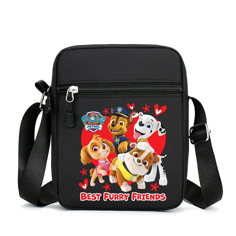 Paw Patrol Single Shoulder Bags Anime Chase Skye Oxford Crossbody Bag Cartoon Cute Phone Messenger Bag Boys Girls Birthday Gift view 5