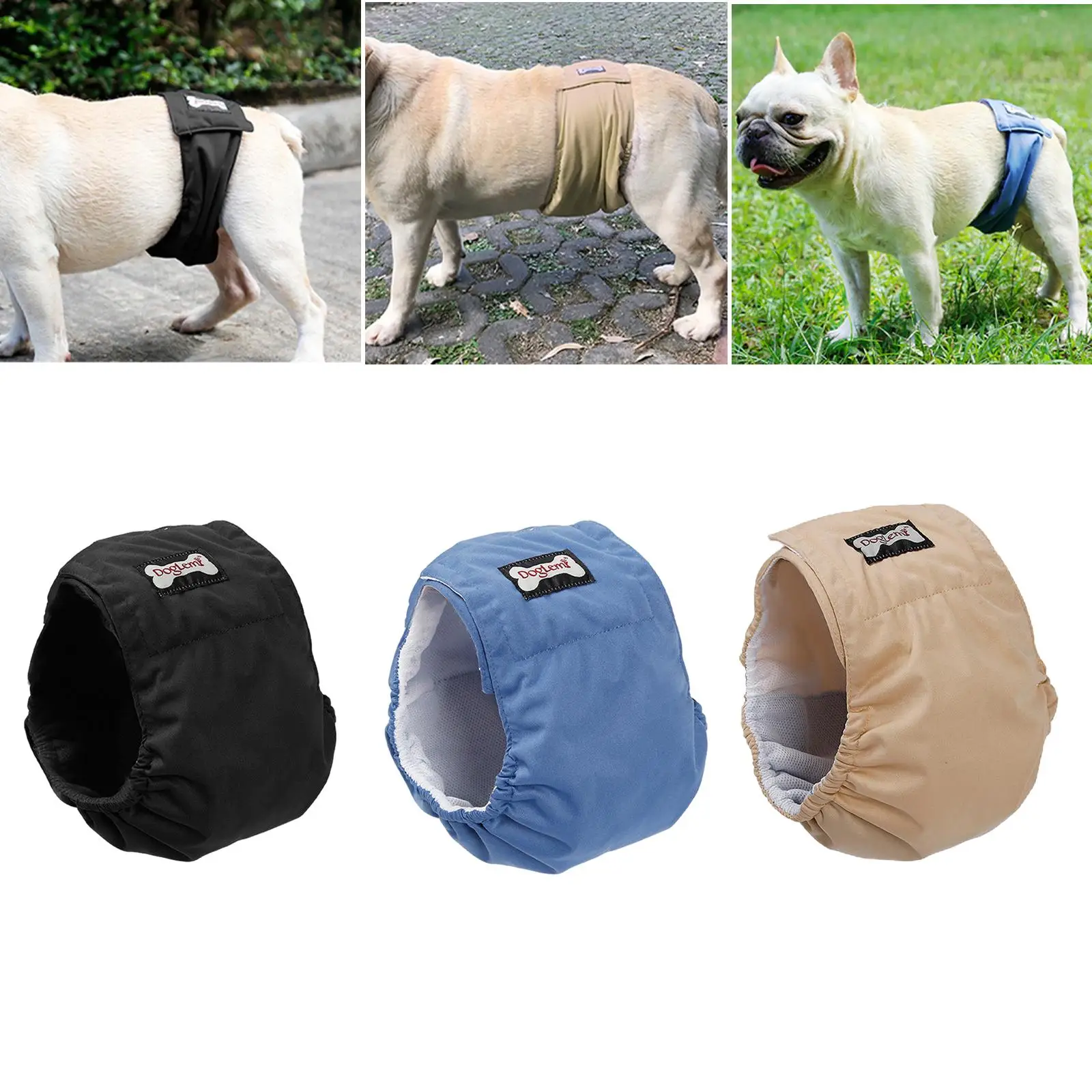 Pantalón fisiológico lavable para perros con absorbencia - imagen 5