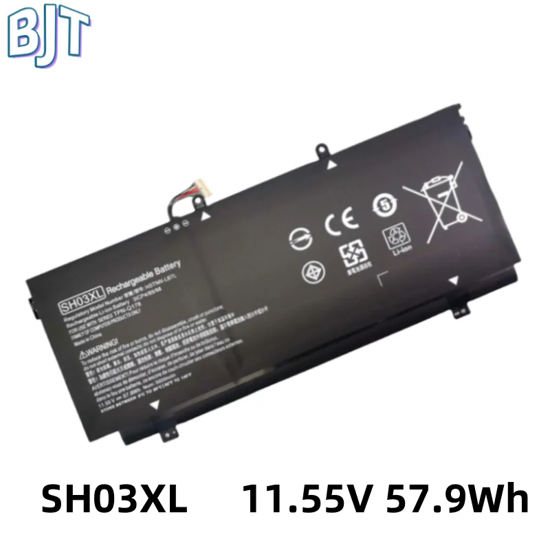 

11.55V 57.9Wh New Laptop Battery SH03XL For HP Spectre X360 13-w000 13-w003ng 13-AC033DX 859356-855 TPN-Q178 HSTNN-LB7L 6 Cells