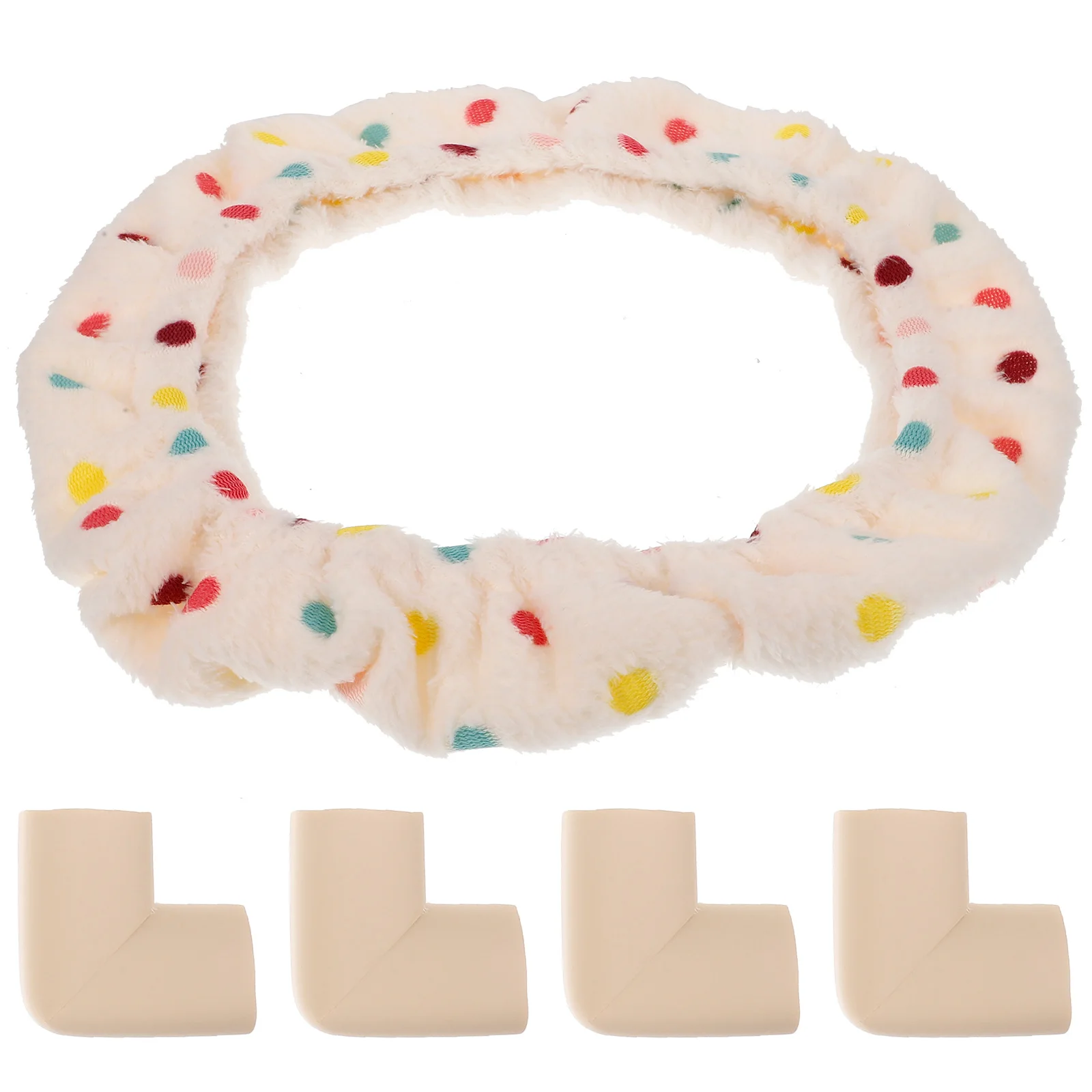 

1 set Anti- Hoop Plastic Protective Ring for Embroidery Hoops Cross Stitch Supplies Craft Sewing Accessories