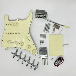 Warmoth Brand ST Style Electric Guitar Full Set DIY Accessory Kit Including Prewired Pickguard Bridge  And Other Accessories