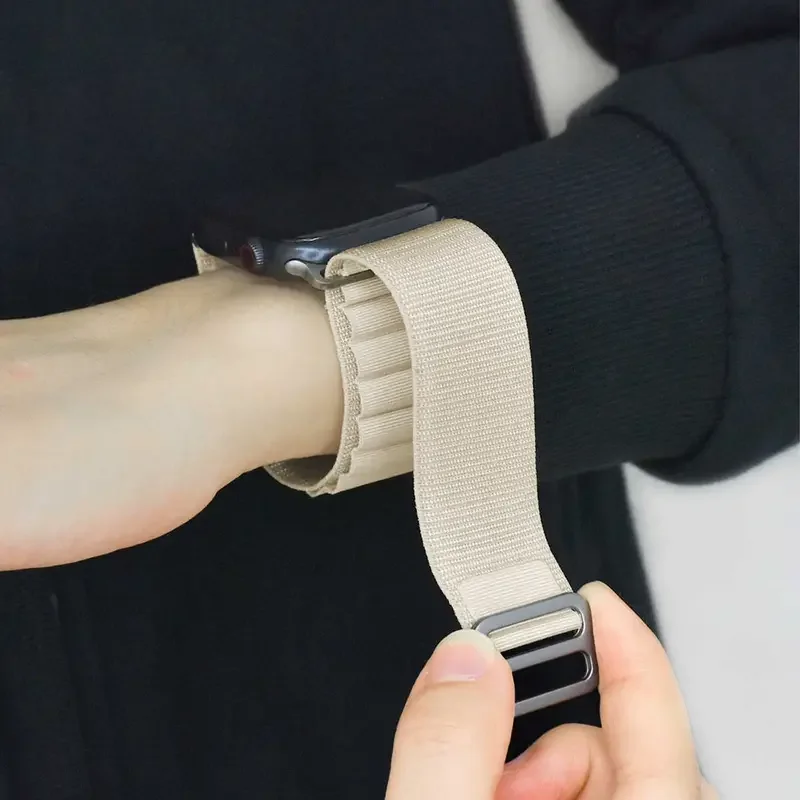 G-هوك جبال الألب حلقة ل سوار ساعة أبل الترا 2 49 مللي متر سلسلة 10 46 مللي متر 42 مللي متر 40-44 مللي متر 45 مللي متر 41 مللي متر حزام رياضي iwatch 10 9 8 7 6 SE 5 4 #2