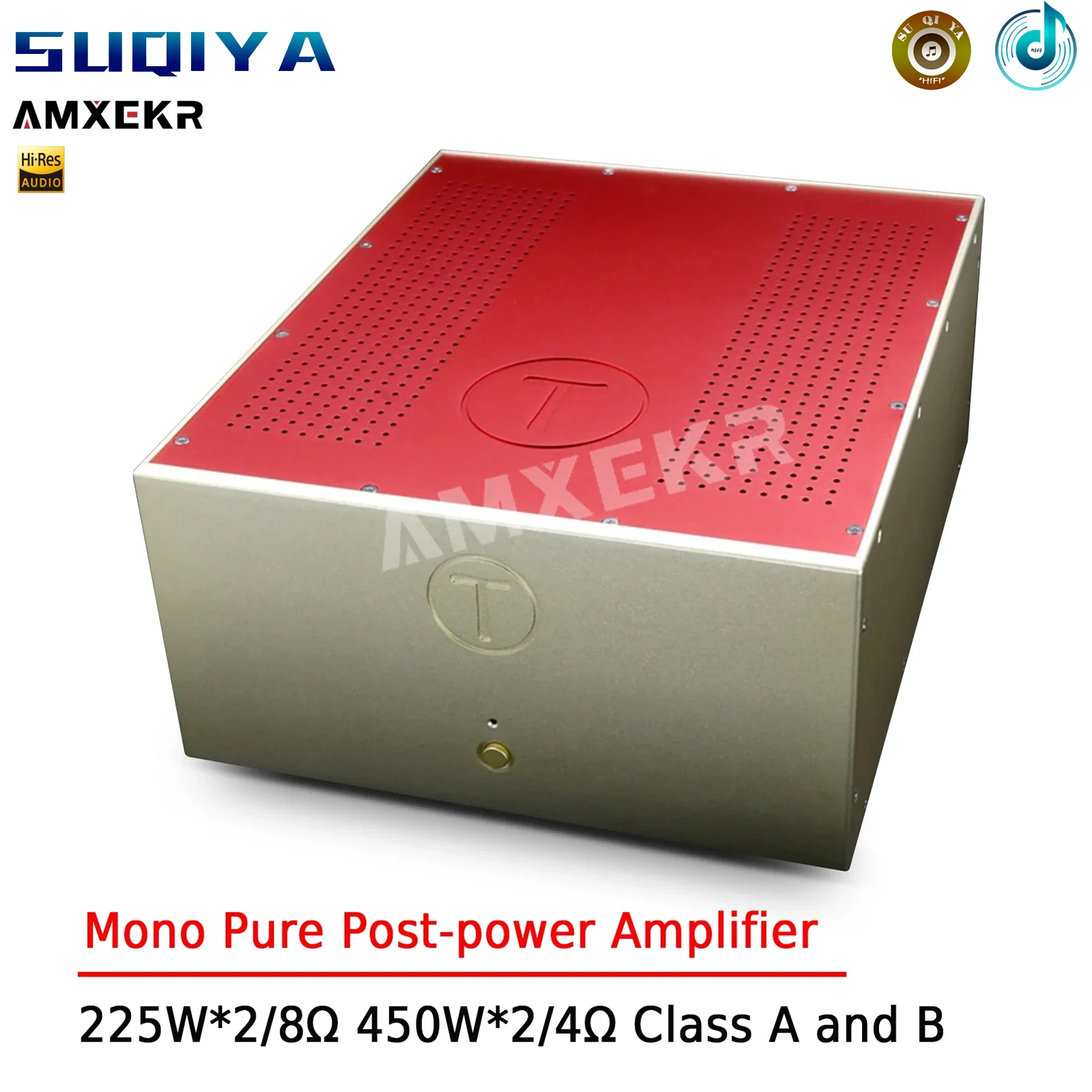 

AMXEKR MASTER Enthusiast 225W*2/8Ω 450W*2/4Ω Class A and B Mono Pure Post-level Amplifier T9.3 Factory Direct