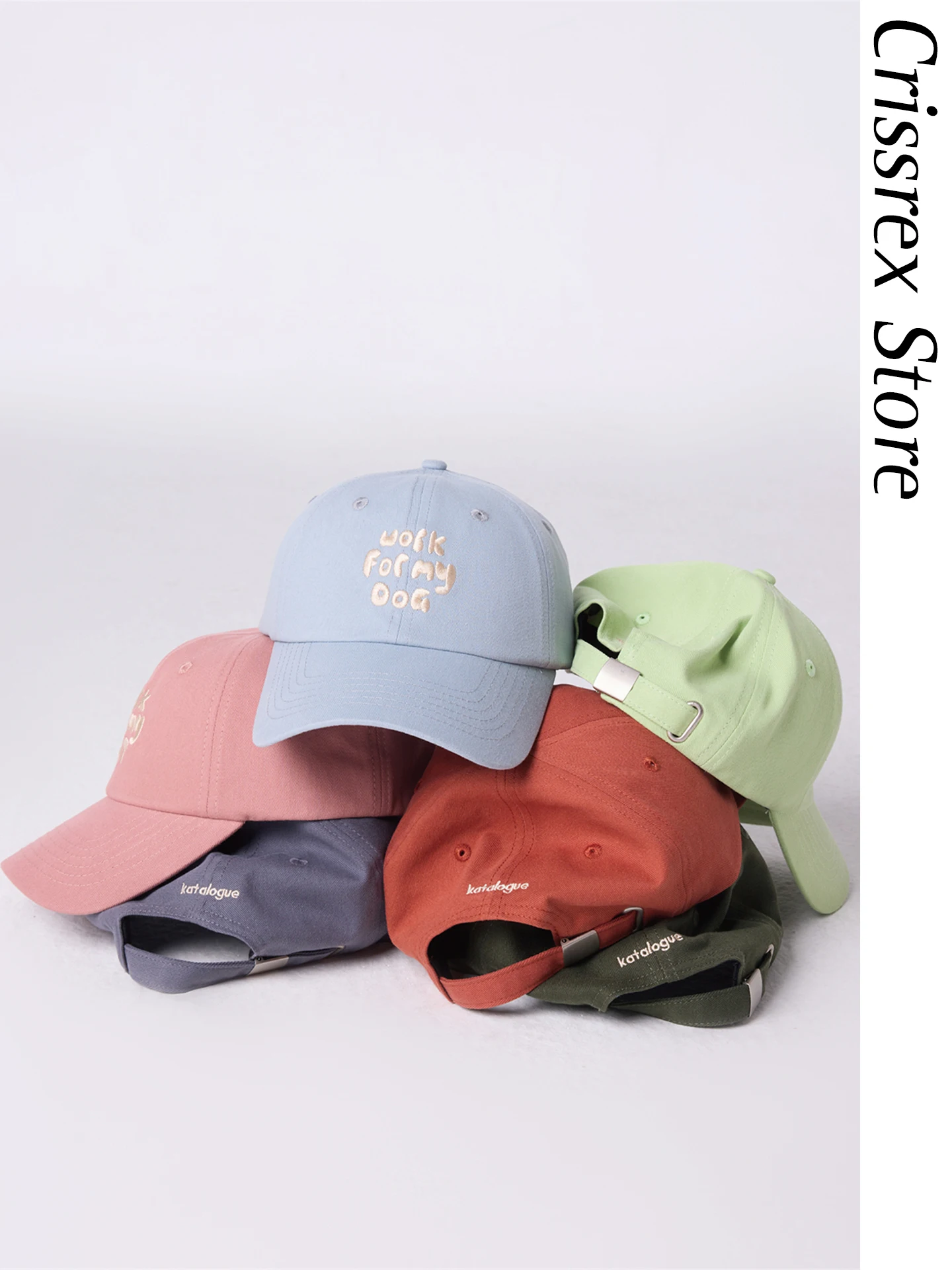 crissrex-store-pure-cotton-embroidered-baseball-cap-unisex-universal-seasonal-round-top-foldable-hat-for-dog