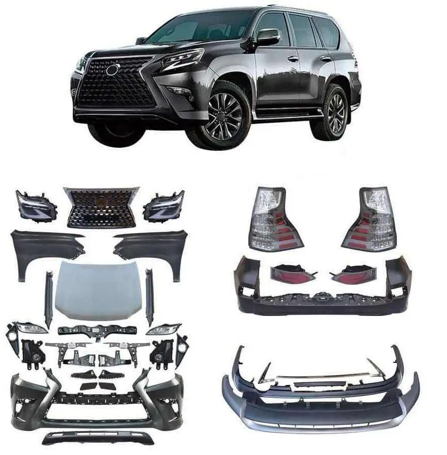 

Discount Price Body kit For GX460 2010-2019 modified to 2020 model include TRD body Style with Auto Parts Kit