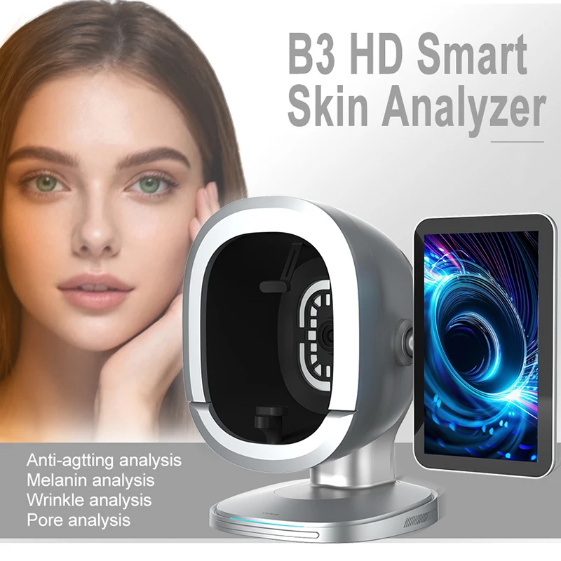 2026 B3 지능형 이미저 3D 피부경 스캐너 HD 얼굴 피부 분석 장치 모공 블랙헤드 색소침착 문제 감지