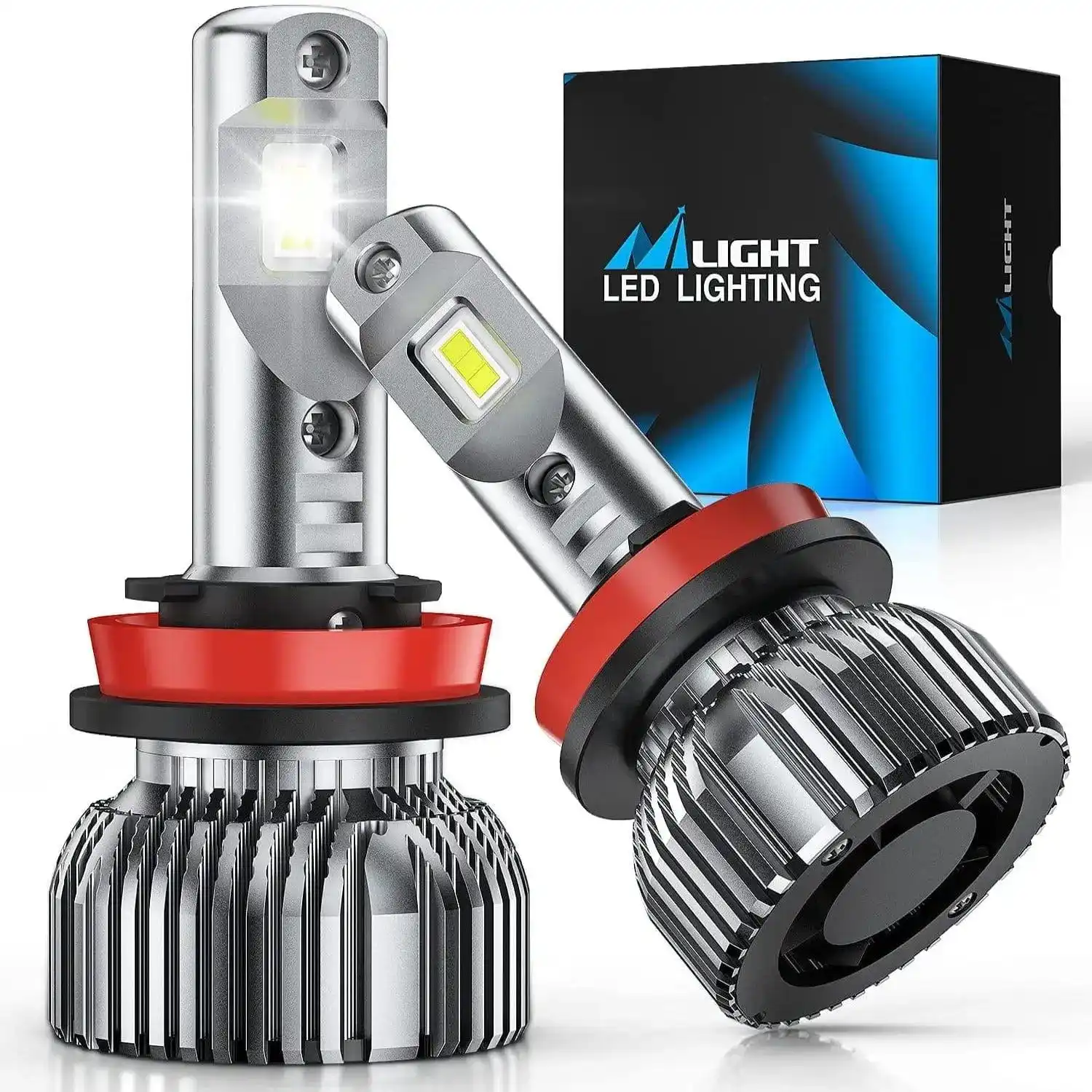 

H11/H9/H8 LED Headlight Bulbs E30 Series 70W 14000LM 6500K IP67 | 2 BULBS