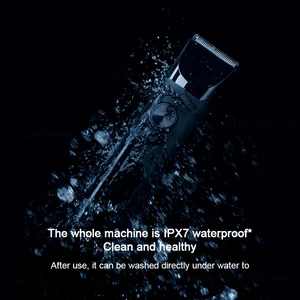 XIAOMI-MIJIA IPX7 Düzeltici saç su geçirmez erkek elektrikli saç kesme makinesi profesyonel Kesme Makinesi, Akülü Oyun makinenin en büyük satışlarından 12'si, saç-xiaomi-no. 7