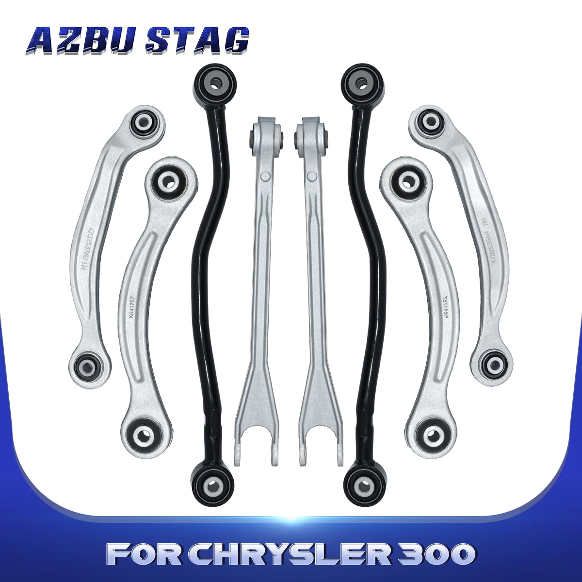 

AzbuStag 8Pcs Rear Lower Upper Rearward Forward Lh Rh Control Arm for CHRYSLER 300C DODGE CHARGER MAGNUM CHALLENGER 2005-2014