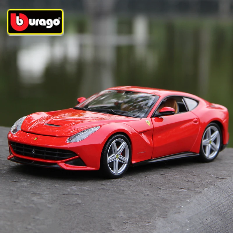 Bburago 1:24 Ferrari F12 Berlinetta Alloy Sports Car Model Diecasts Metal Racing Car Model Simulation Collection Kids Toys Gifts