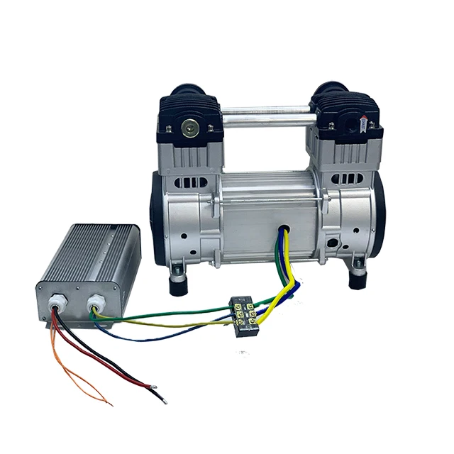 

HCEM DC1100W brushless air compressor DC powerfull 24V compressor motor Oilless Pump motor air compressor for Vehicle