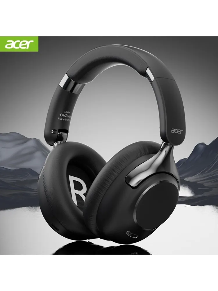 Acer ANC Kabellose Bluetooth-Kopfhörer 360 ° Surround-Sound-Headsets Gamer-Sportkopfhörer mit Geräuschunterdrückung und HD-Mikrofon OHR524 - 