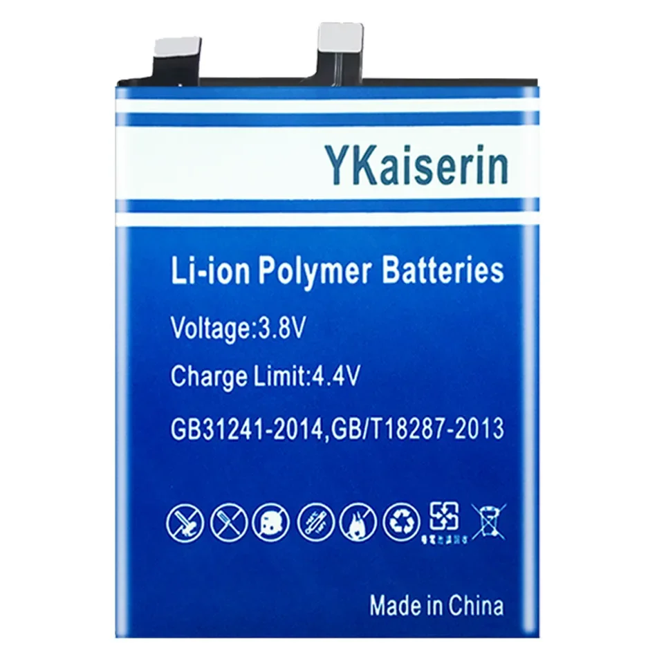 YKaiserin BS08FA Replacement Battery For Xiaomi Black Shark 4 pro 5000mAh Lithium Phone Bateria