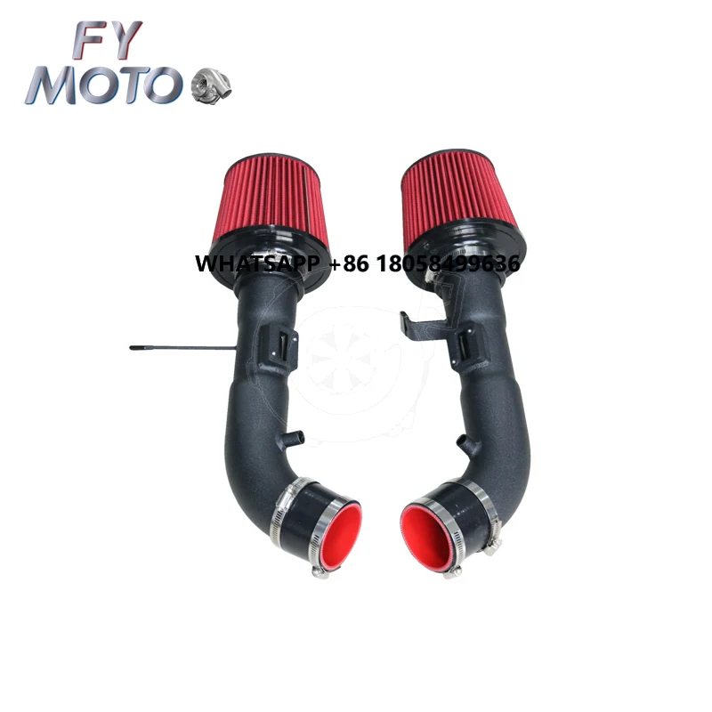 

For 2007-2008 Infiniti G35/G37 Sedan 3.5L/3.7L Aluminum Dual Short Ram Car Cold Air Intake System Kit